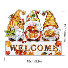 Load image into Gallery viewer, Autumn Cup Special Shape Diamond Painting Hanging Pendant Diamond Painting Decor