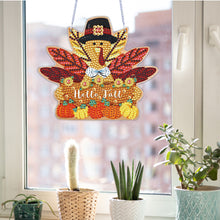 Load image into Gallery viewer, Autumn Cup Special Shape Diamond Painting Hanging Pendant Diamond Painting Decor