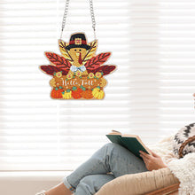 Load image into Gallery viewer, Autumn Cup Special Shape Diamond Painting Hanging Pendant Diamond Painting Decor