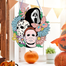 Load image into Gallery viewer, Halloween Horror Characters Special Shape Diamond Painting Decor for Wall Window