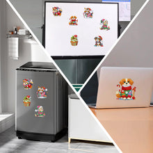 Load image into Gallery viewer, 6Pcs Christmas Diamond Painting Refrigerator Magnets Fridge Magnets Diamond Art