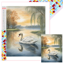 Load image into Gallery viewer, Diamond Painting - Full Square - Swan (30*40CM)