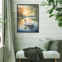 Load image into Gallery viewer, Diamond Painting - Full Square - Swan (30*40CM)