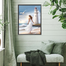 Load image into Gallery viewer, Diamond Painting - Full Square - Lighthouse by the sea (30*40CM)