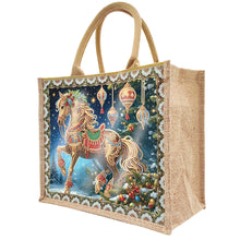 Load image into Gallery viewer, Christmas Horse DIY Rhinestones Handbag Art Kit Santa Claus for Women Girls Gift