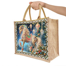 Load image into Gallery viewer, Christmas Horse DIY Rhinestones Handbag Art Kit Santa Claus for Women Girls Gift