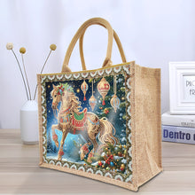 Load image into Gallery viewer, Christmas Horse DIY Rhinestones Handbag Art Kit Santa Claus for Women Girls Gift