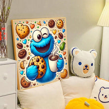 Load image into Gallery viewer, Diamond Painting - Full Round - Cookie Monster (40*40CM)