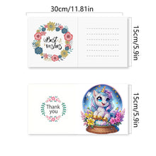 Load image into Gallery viewer, 6Pcs Puppy Diamond Drawing Card Diamond Daily Wish Card for Holiday Party Favors