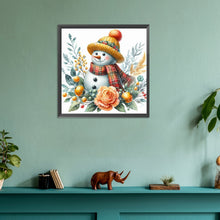 Load image into Gallery viewer, Diamond Painting - Full Round - Snowman (30*30CM)