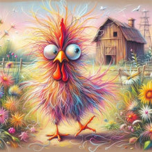 Load image into Gallery viewer, Diamond Painting - Full Round - Line rooster (30*30CM)