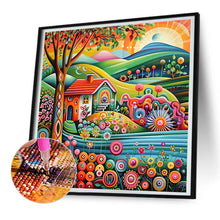 Load image into Gallery viewer, Diamond Painting - Full Round - Landscape house (30*30CM)