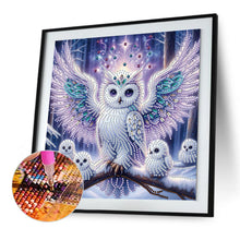 Load image into Gallery viewer, Diamond Painting - Partial Special Shaped - Owl (30*30CM)