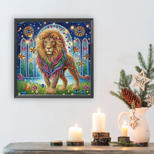 Load image into Gallery viewer, Diamond Painting - Partial Special Shaped - Lion (30*30CM)
