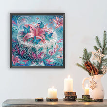 Load image into Gallery viewer, Diamond Painting - Partial Special Shaped - Cake and lily (30*30CM)