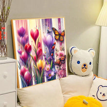 Load image into Gallery viewer, Diamond Painting - Full Round - Butterfly grass and flowers (40*40CM)