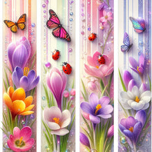 Load image into Gallery viewer, Diamond Painting - Full Round - Butterfly flowers (40*40CM)
