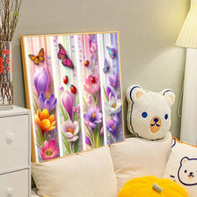 Load image into Gallery viewer, Diamond Painting - Full Round - Butterfly flowers (40*40CM)