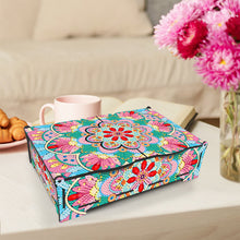 Load image into Gallery viewer, Wooden Mandala 5D DIY Diamond Painting Jewelry Display Box for Rings Bracelets