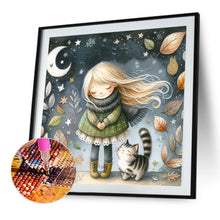 Load image into Gallery viewer, Diamond Painting - Full Square - Little girl (40*40CM)