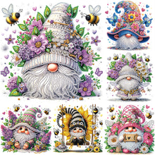 Load image into Gallery viewer, 6pcs Partial Special Diamond Painting Set - Gnome series (30*30CM)