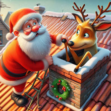 Load image into Gallery viewer, Diamond Painting - Full Square - Santa Claus (40*40CM)