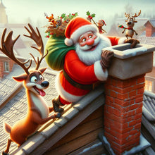 Load image into Gallery viewer, Diamond Painting - Full Square - Santa Claus (40*40CM)