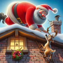 Load image into Gallery viewer, Diamond Painting - Full Square - Santa Claus (40*40CM)