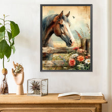 Load image into Gallery viewer, Diamond Painting - Full Round - Farm horse (30*40CM)