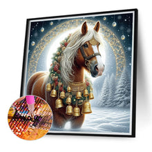 Load image into Gallery viewer, Diamond Painting - Full Round - Christmas horse (40*40CM)
