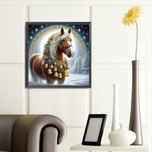 Load image into Gallery viewer, Diamond Painting - Full Round - Christmas horse (40*40CM)