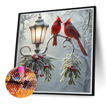 Load image into Gallery viewer, Diamond Painting - Full Round - Winter bird (40*40CM)