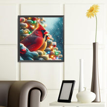 Load image into Gallery viewer, Diamond Painting - Full Round - Winter bird (40*40CM)