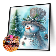 Load image into Gallery viewer, Diamond Painting - Full Round - Winter snowman (40*40CM)