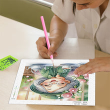 Load image into Gallery viewer, Diamond Painting - Partial Special Shaped - Cute grandma (30*30CM)