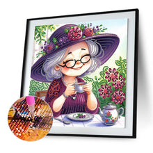 Load image into Gallery viewer, Diamond Painting - Partial Special Shaped - Cute grandma (30*30CM)