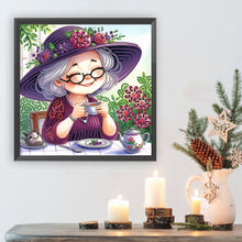 Load image into Gallery viewer, Diamond Painting - Partial Special Shaped - Cute grandma (30*30CM)