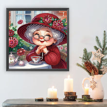Load image into Gallery viewer, Diamond Painting - Partial Special Shaped - Cute grandma (30*30CM)
