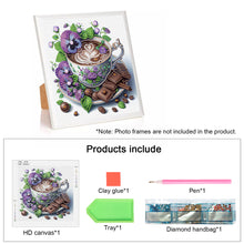Load image into Gallery viewer, Diamond Painting - Partial Special Shaped - Good time and leisurely coffee break (30*30CM)