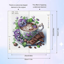 Load image into Gallery viewer, Diamond Painting - Partial Special Shaped - Good time and leisurely coffee break (30*30CM)