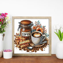 Load image into Gallery viewer, Diamond Painting - Partial Special Shaped - Good time and leisurely coffee break (30*30CM)