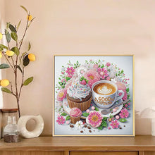 Load image into Gallery viewer, Diamond Painting - Partial Special Shaped - Good time and leisurely coffee break (30*30CM)