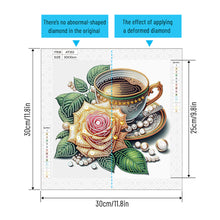 Load image into Gallery viewer, Diamond Painting - Partial Special Shaped - Good time and leisurely coffee break (30*30CM)