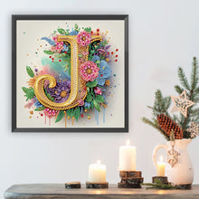 Load image into Gallery viewer, Diamond Painting - Partial Special Shaped - J (30*30CM)