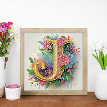 Load image into Gallery viewer, Diamond Painting - Partial Special Shaped - J (30*30CM)