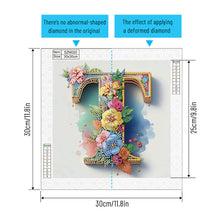Load image into Gallery viewer, Diamond Painting - Partial Special Shaped - T (30*30CM)