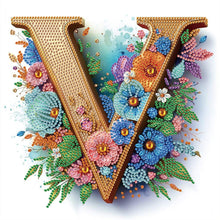 Load image into Gallery viewer, Diamond Painting - Partial Special Shaped - V (30*30CM)