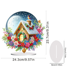 Load image into Gallery viewer, Acrylic Special Shaped Cartoon Christmas House Desktop Diamond Art Kits for Home