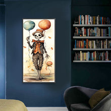 Load image into Gallery viewer, Diamond Painting - Full Round - Skull with balloon (30*70CM)