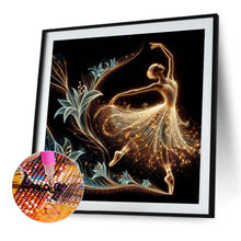 Load image into Gallery viewer, Diamond Painting - Full Round - Lily and dancing girl (40*40CM)